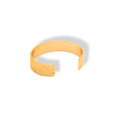 Brazalete ancho con textura vista posterior